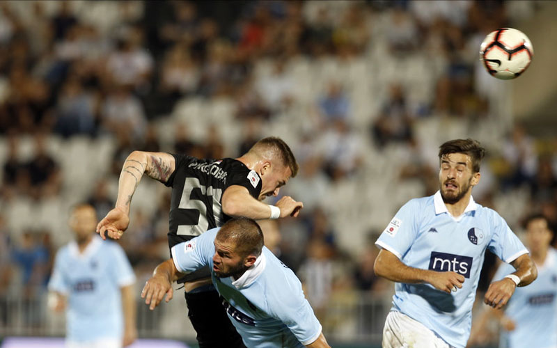 Partizan sa tri gola ispratio "građevinare" (VIDEO)