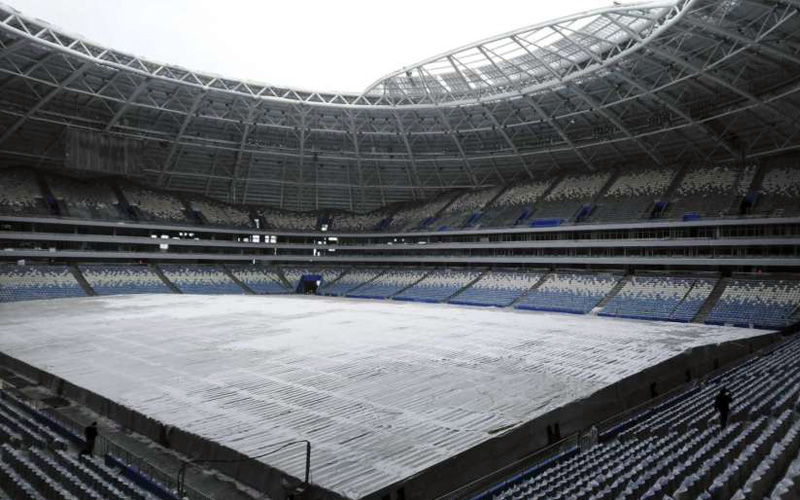 Radovi na stadionu gde Srbija treba da igra protiv Kostarike debelo kasne (VIDEO)