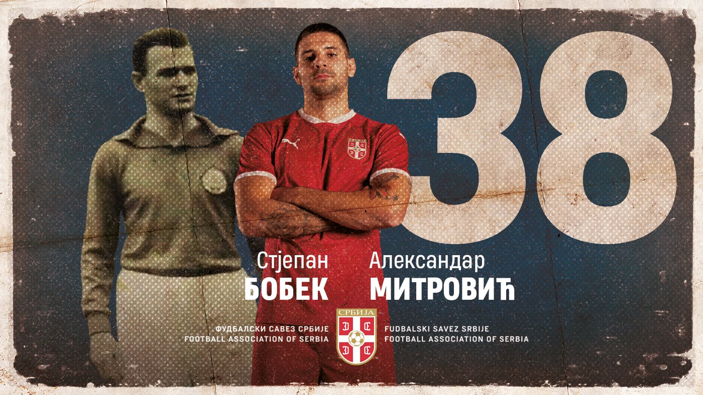 Mitrović se izjednačio sa Bobekom, narednim golom postaje najbolji strelac u istoriji državnog tima!