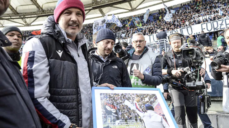 Ovacije Mihajloviću na rimskom Olimpiku! (FOTO/VIDEO)
