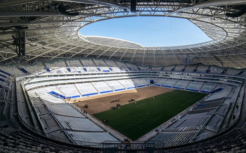 Stadion u Samari konačno dobio travu (VIDEO)