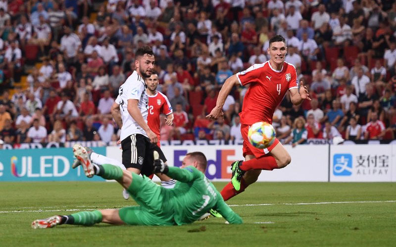 U21 EURO: "Orlići“ deklasirani, poraz od Nemačke teniskim rezultatom (VIDEO)